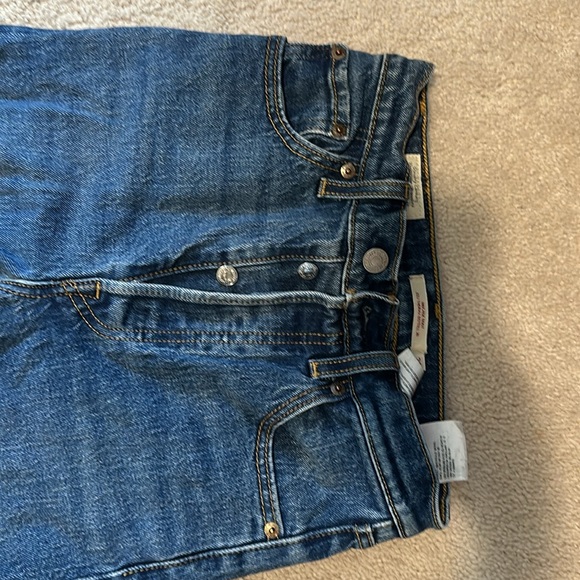 High wasted ribcage boot Levi size 23 jeans blue Atrizia - Picture 2 of 2